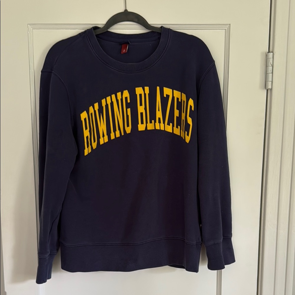 Rowing Blazers Bold Blue and Yellow Crewneck